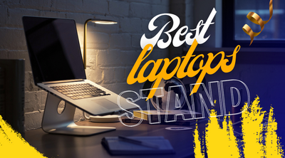 Ergonomic Holder, Detachable Metal Laptops Elevator